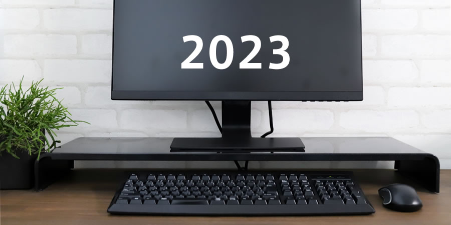 2023年のパソコンイメージ